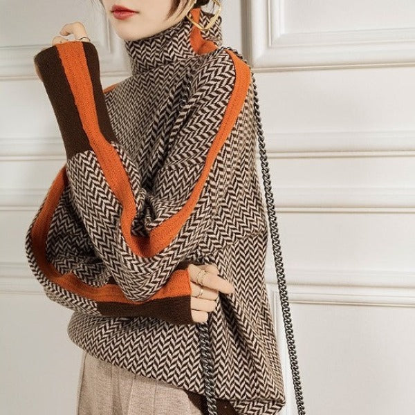 Maria Sintra™  - Dolcevita em Malha Mélange