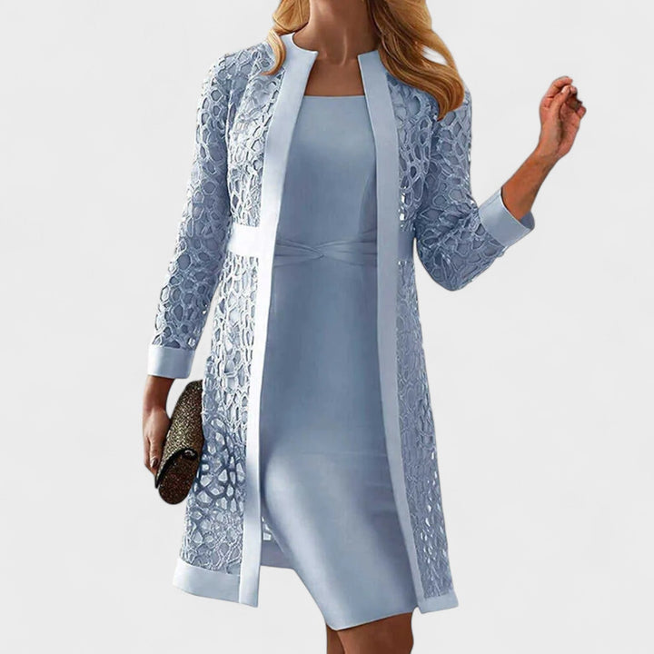 Maria Sintra™ - Conjunto de duas peças em renda para senhora