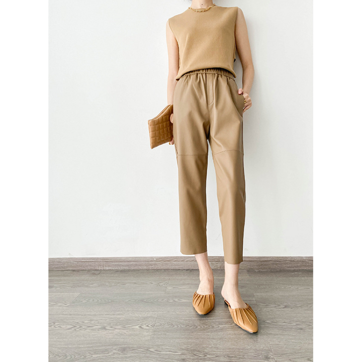 Maria Sintra™ - Calças de Couro